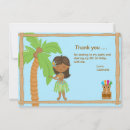 Search for luau thank you cards Hawaiian