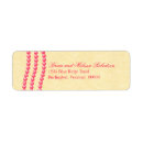 Search for dark background return address labels Vintage