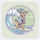 Search for cartoon surfer stickers Surfboard