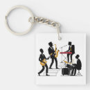 Search for jazz music key rings Silhouette