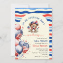 Search for fourth of july baby shower invitations Teddy bear