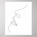 Search for abstract woman art posters Black and white
