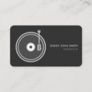 Search for record player business cards Vinyl