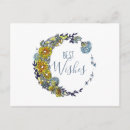 Search for yellow watercolor flowers postcards Elegant