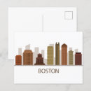 Search for boston skyline postcards Retro