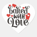Search for for baking sale stickers Baked with love