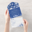 Search for chinoiserie wedding invitations Blue and white