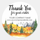 Search for fall landscape stickers Watercolor