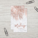 Search for palm leaf business cards Beauty salon