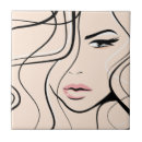 Search for antique portrait tiles Female