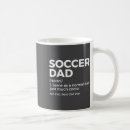 Search for funny soccer mugs Dad