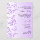 Search for butterfly bar bat mitzvah invitations Purple