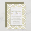Search for gold filigree wedding invitations Classic