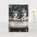 Search for husky birthday cards Cute