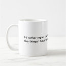 Search for no regrets mugs Motivational