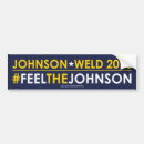 Search for johnson bumper stickers Election