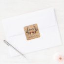 Search for rustic antler wedding stickers Country