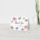 Search for baby shower butterfly thank you cards Pink