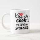 Search for kiss the cook mugs Funny