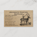 Search for hunting business cards Sport