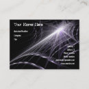 Search for spiderweb business cards Black
