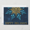 Search for blue snowflake business christmas cards Company