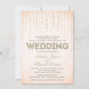 Search for peach and gold wedding invitations Orange