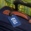 Search for college logo luggage tags Eiu academic branding