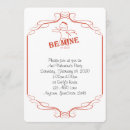 Search for be mine invitations Red
