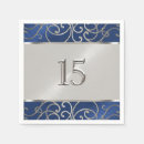 Search for silver napkins Quinceanera