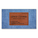 Search for denim business cards Simple