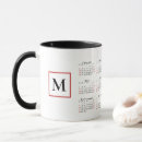 Search for black white and red mugs Simple