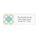 Search for quatrefoil pattern return address labels Trendy