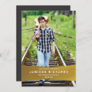Search for masculine graduation invitations Modern