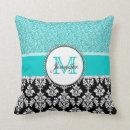 Search for black and teal cushions Girly