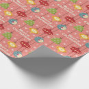 Search for 1960s christmas wrapping paper Red