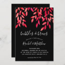 Search for black hot pink bridal shower invitations Elegant