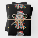 Search for wolf christmas wrapping paper Santa