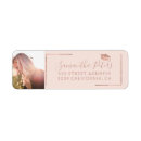 Search for rose frame return address labels Blush pink