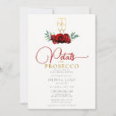Search for red roses bridal shower invitations Brunch and bubbly
