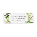 Search for gold leaf return address labels Elegant