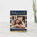 Search for blue graduation thank you cards Gold
