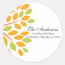 Search for tree wedding stickers Return address