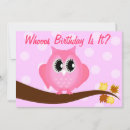 Search for hoot invitations Pink