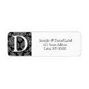 Search for initial d return address labels Elegant