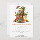 Search for tiki birthday invitations Luau birthday party