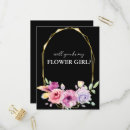 Search for flower girl cards Watercolor