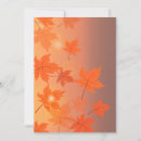 Search for maple leaves invitations Fall