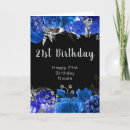 Search for blue and silver birthday cards Floral