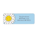 Search for happy flower return address labels Smiling